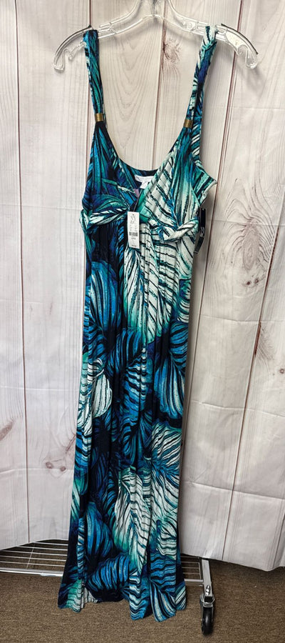 NWT NY & Co Women's Size L Blue Dress