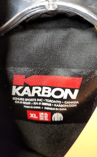 Karbon Men's Size XL Black & Red Jacket