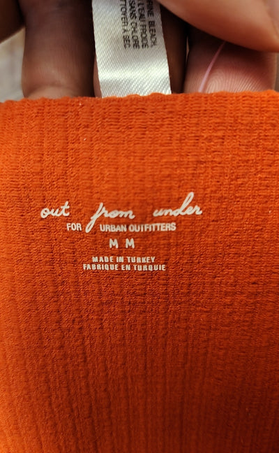 Out from Under Women's Size M Orange Bodysuit