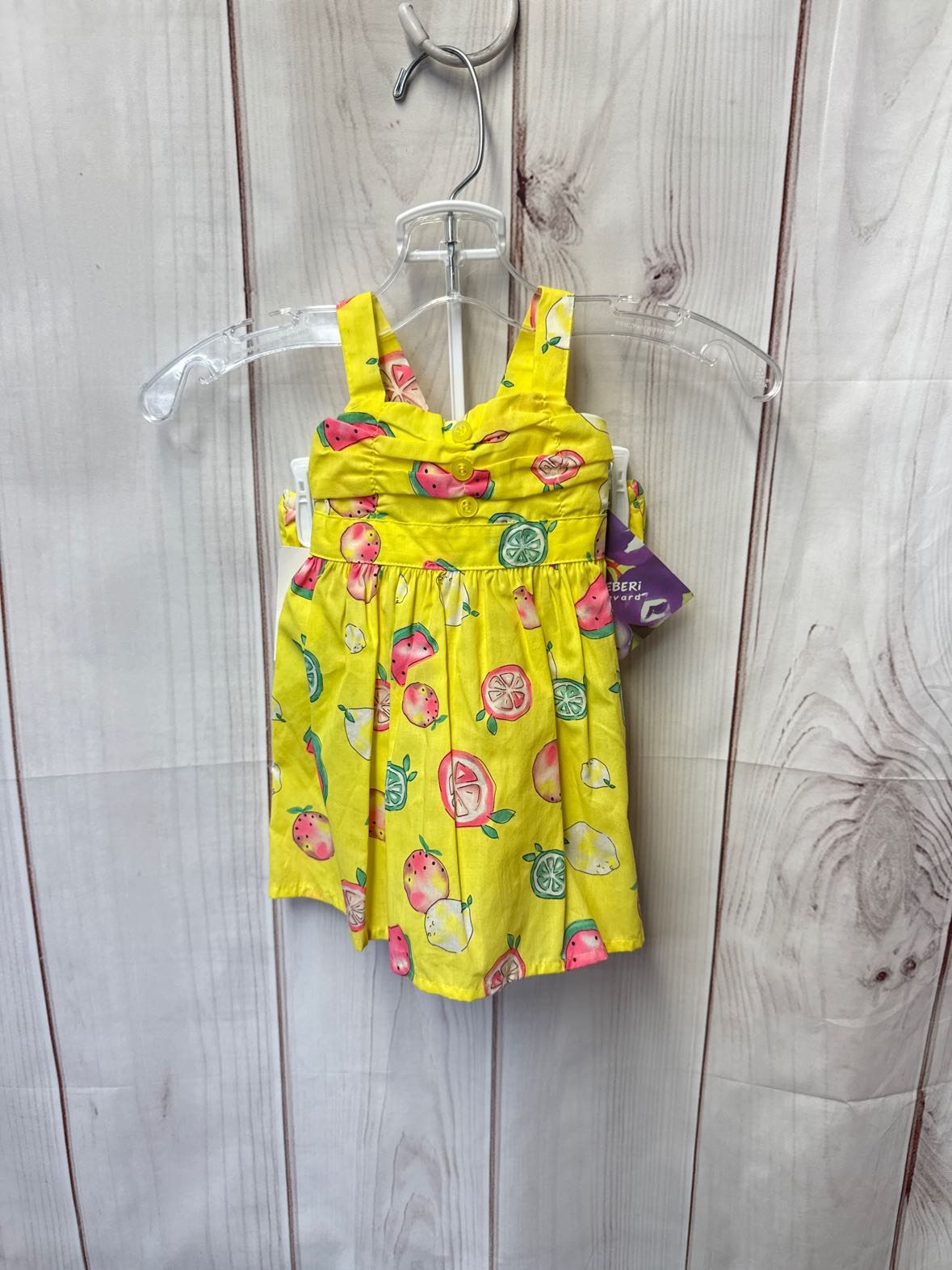 NWT Blueberi Girl's Size 3-6 Months Yellow Outfit
