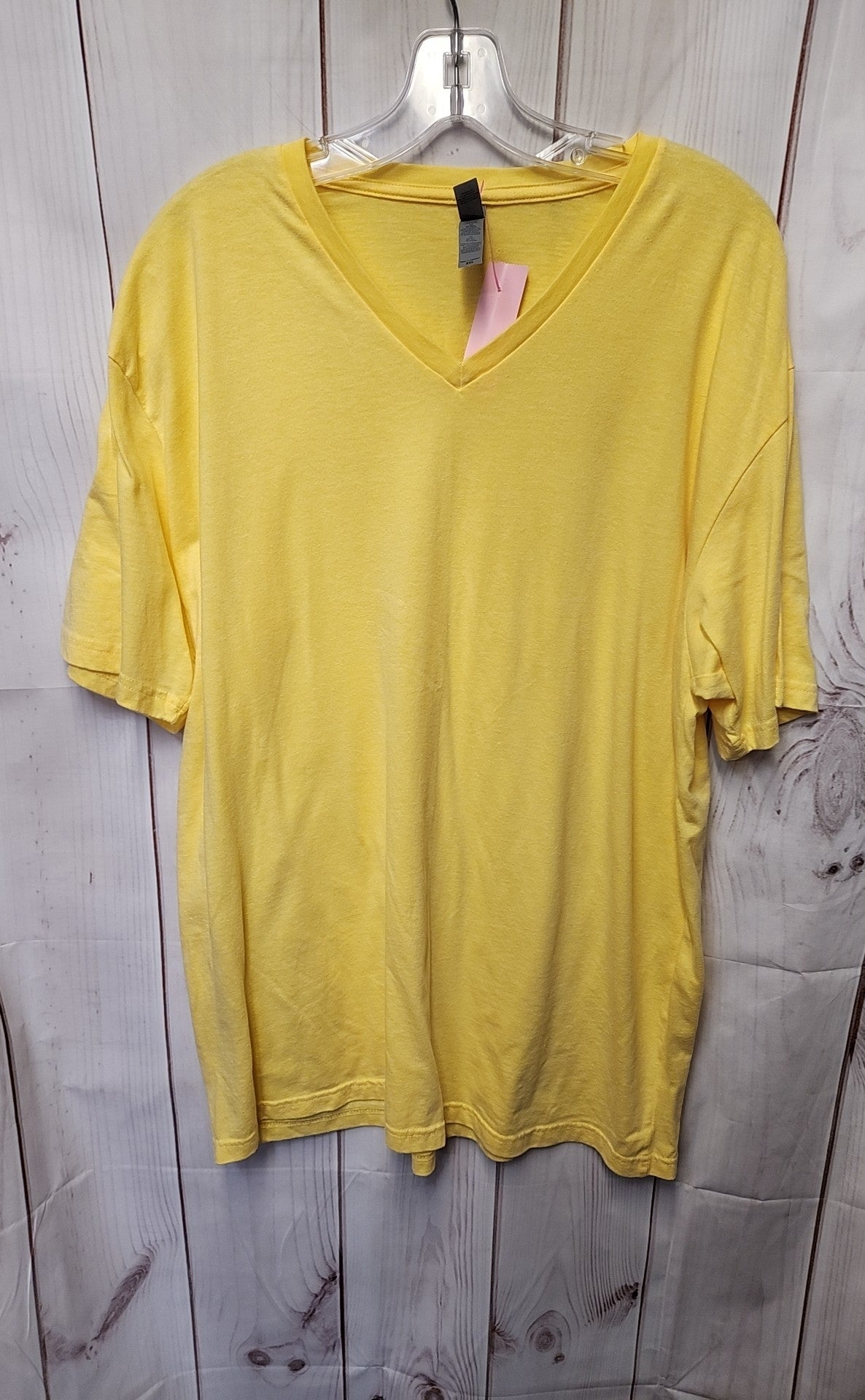 Next Level Men's Size XXL Yellow Shirt