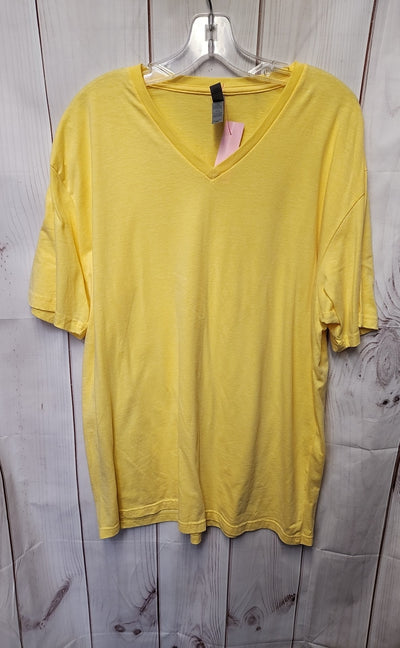 Next Level Men's Size XXL Yellow Shirt