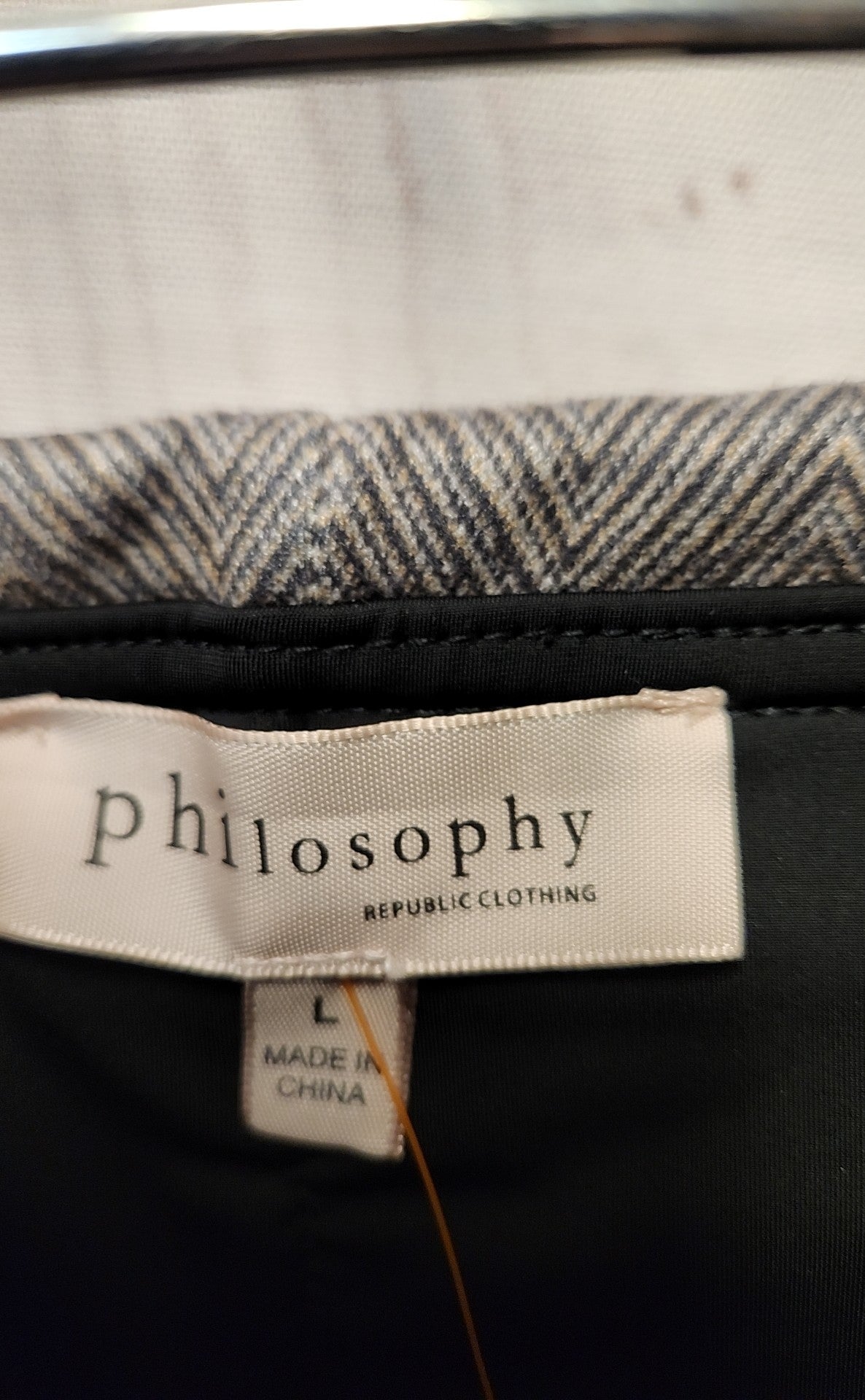 Philosophy Women's Size L Gray Pants