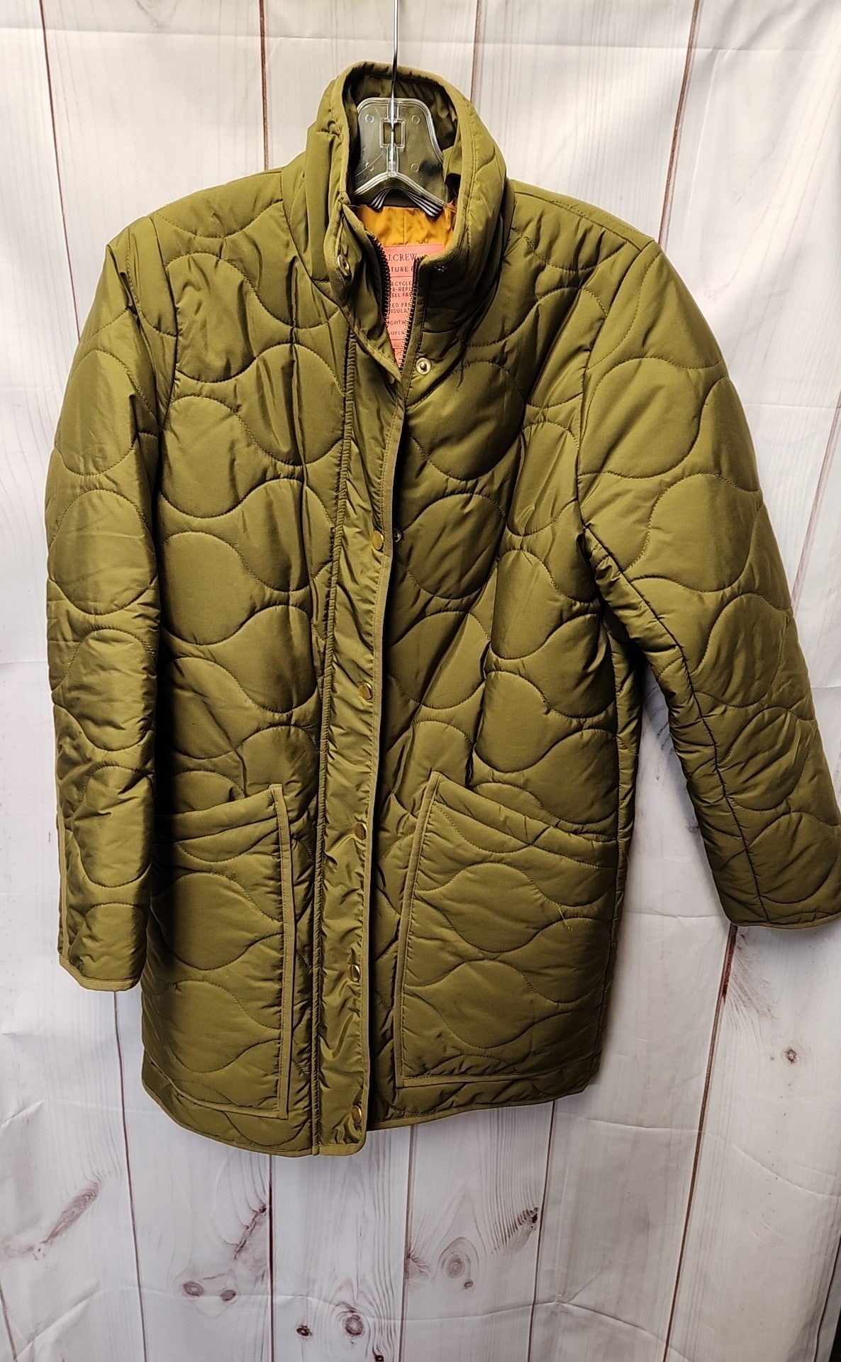 J Crew Women's Size XXS Olive Green Coat
