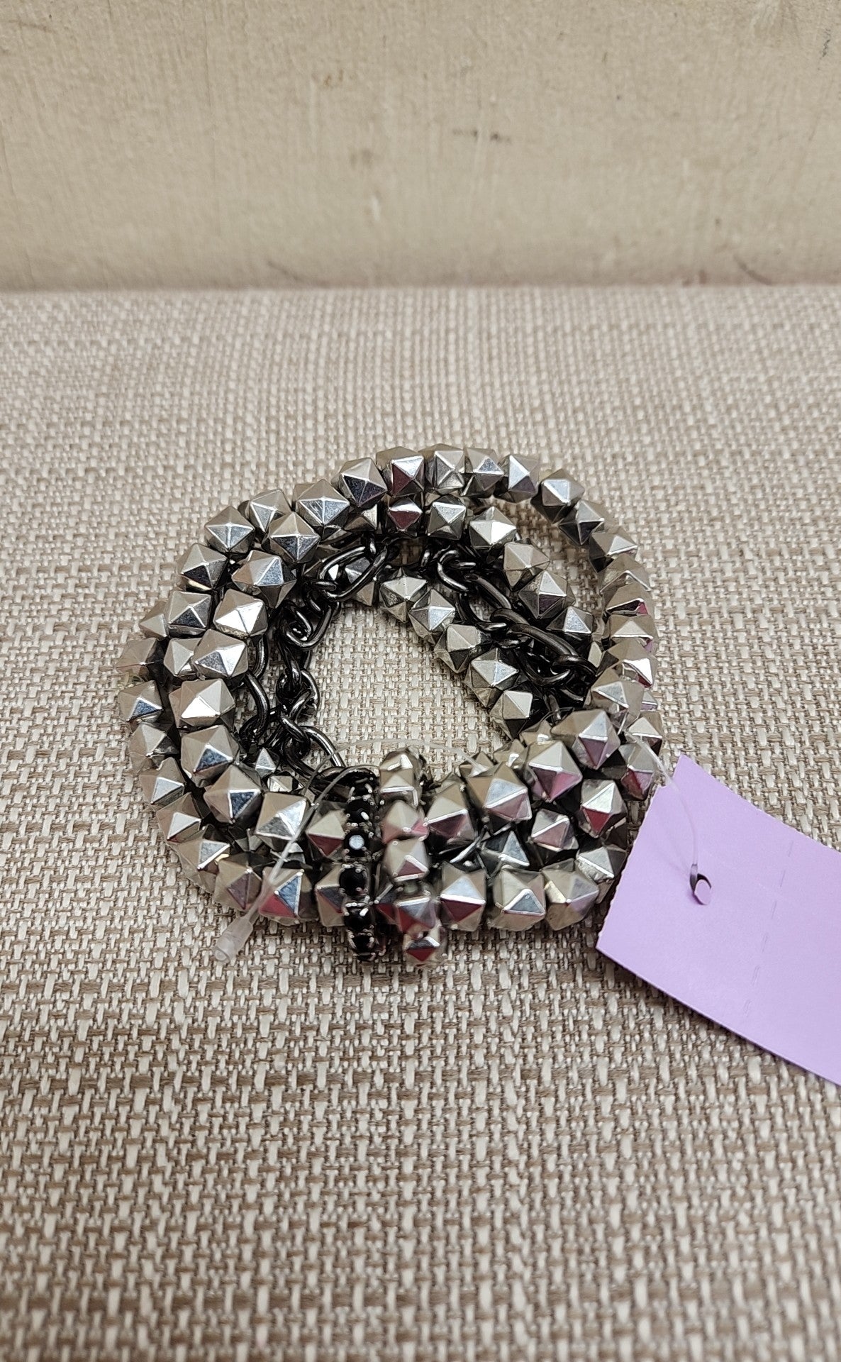 5PCS Silver Stretch Bracelet