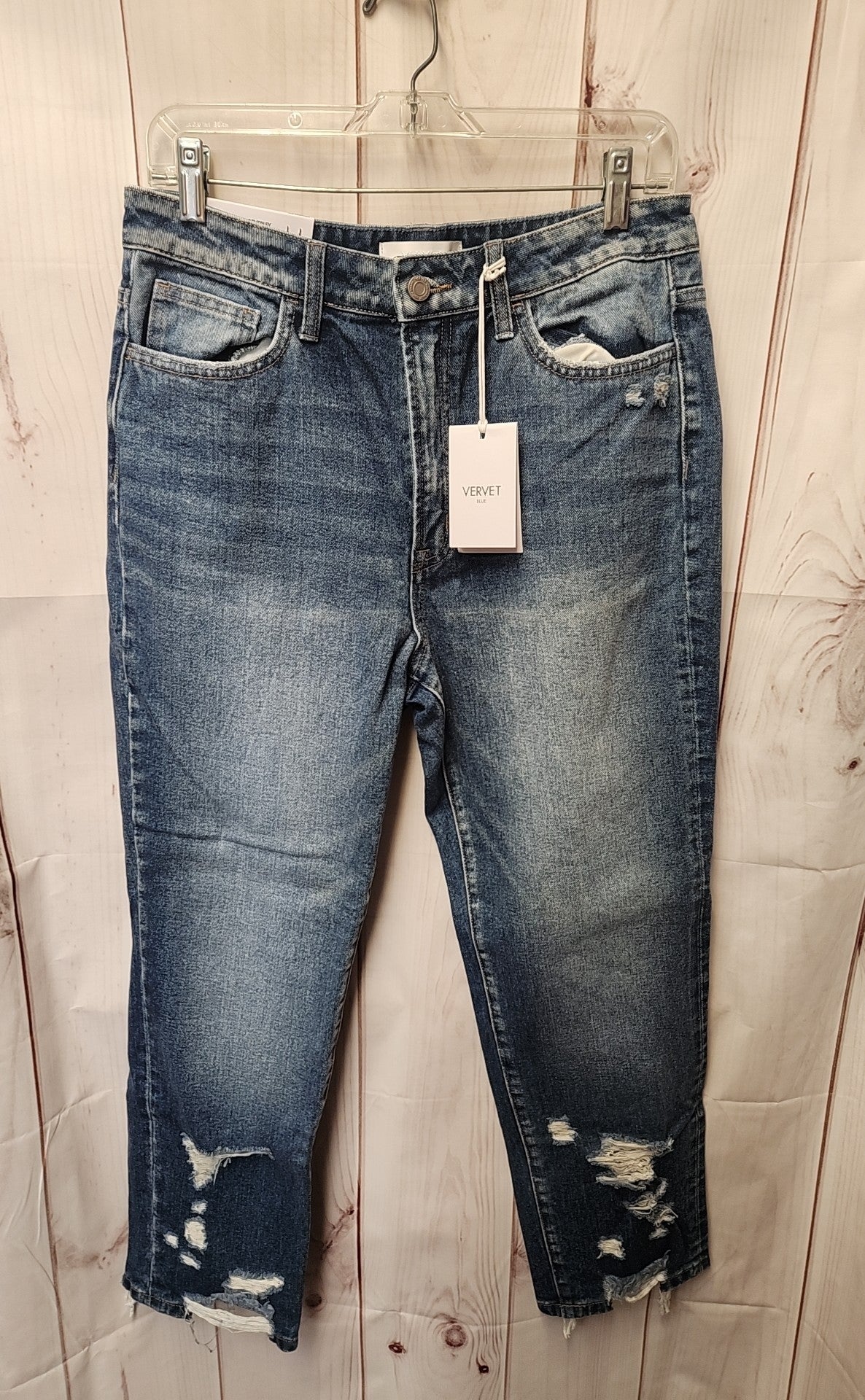 NWT Vervet Women's Size 29 (7-8) Blue Jeans Beverly Super High Rise