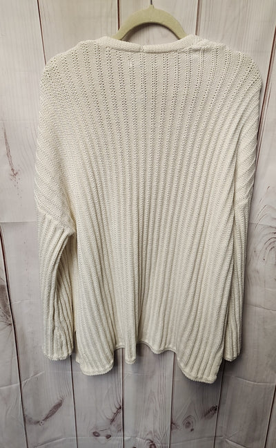 American Eagle Women's Size L White Cardigan