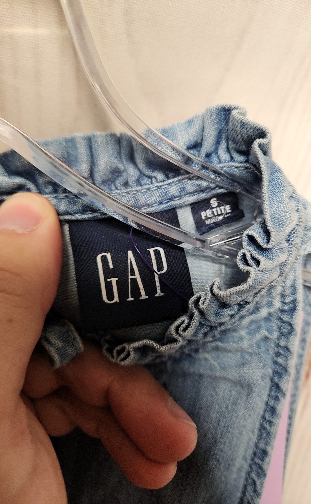 NWT Gap Women's Size S Petite Blue Dress