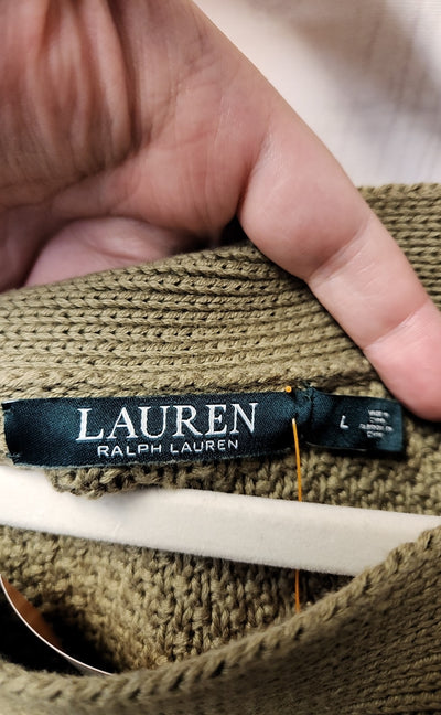 Lauren by Ralph Lauren Women's Size L Green Sweater