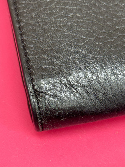 Tory Burch Black Leather Purse Bag As Is - wear