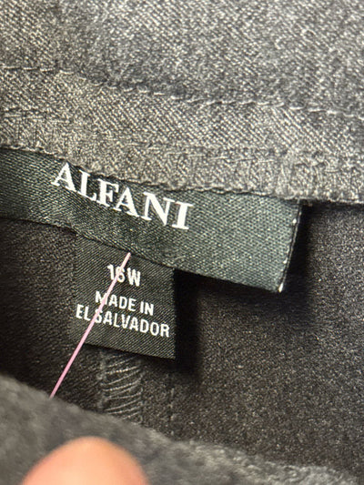 Alfani Women's Size 16 Gray Pants