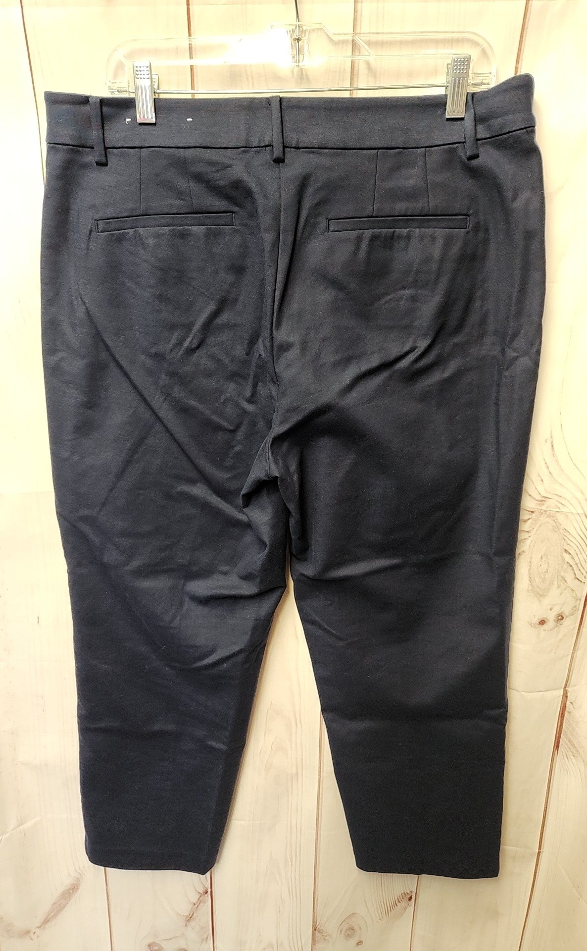 Loft Women's Size 14 Navy Pants Curvy The Riviera Slim