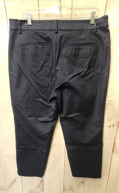 Loft Women's Size 14 Navy Pants Curvy The Riviera Slim