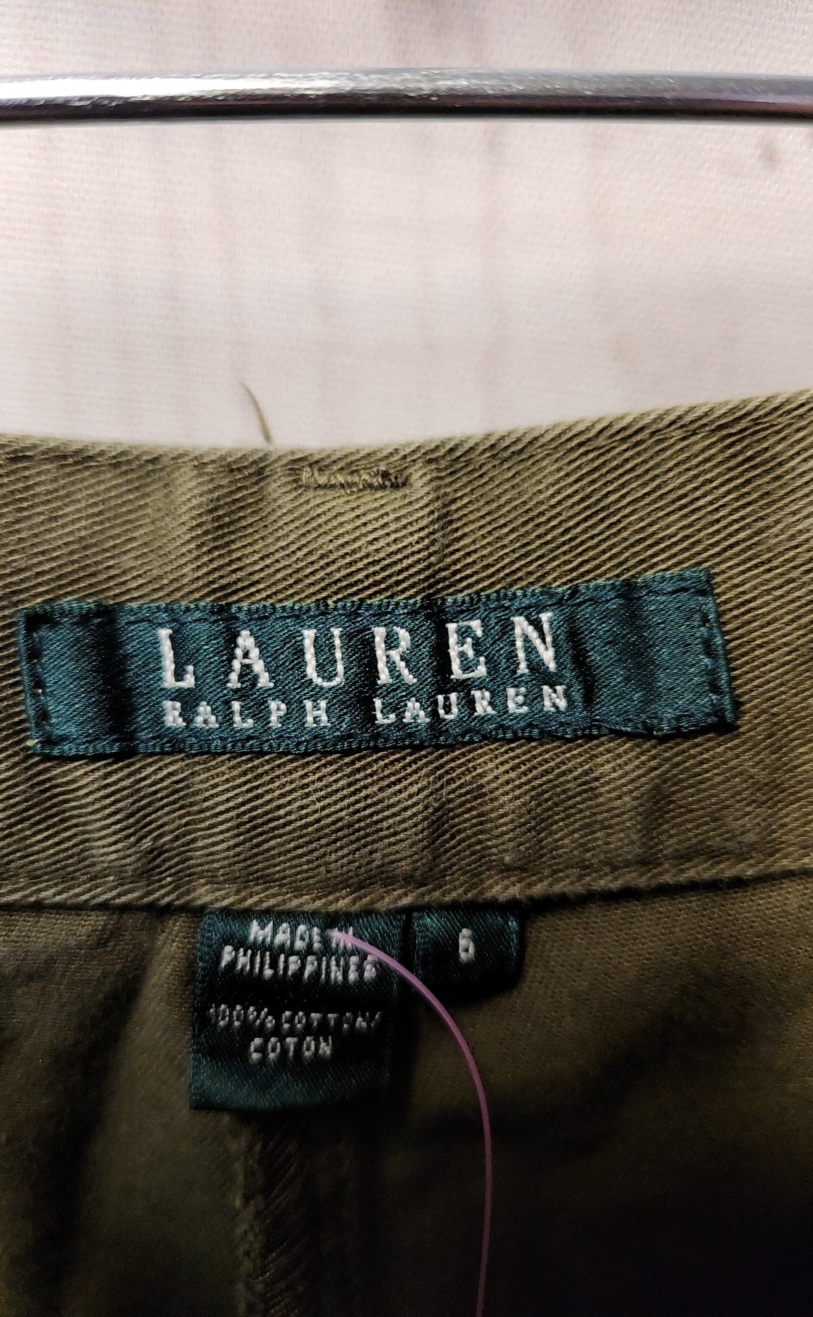 Lauren by Ralph Lauren Women's Size 6 Olive Green Shorts