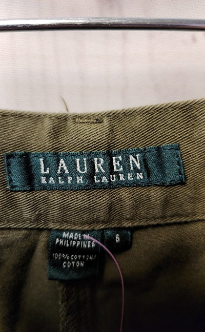 Lauren by Ralph Lauren Women's Size 6 Olive Green Shorts