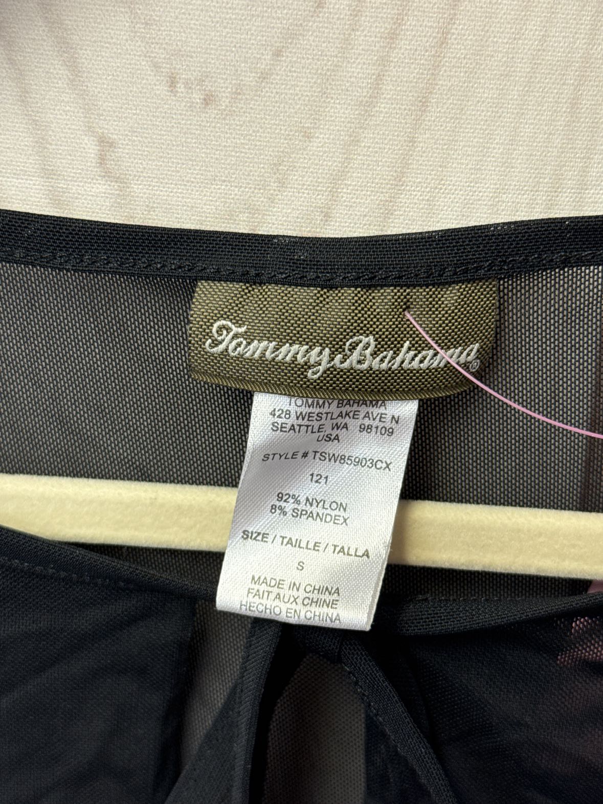 Tommy Bahama Women's Size S Black Cover-Up