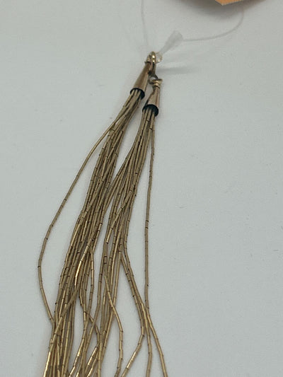 12K GF Gold Liquid 10 Strand Necklace 17"