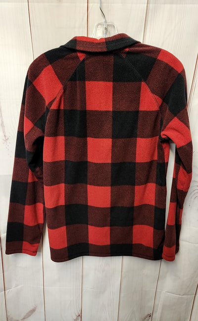 Eddie Bauer Women's Size M Red & Black Sweatshirt