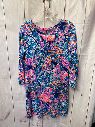 Lilly Pulitzer Women's Size M Blue & Pink Dress