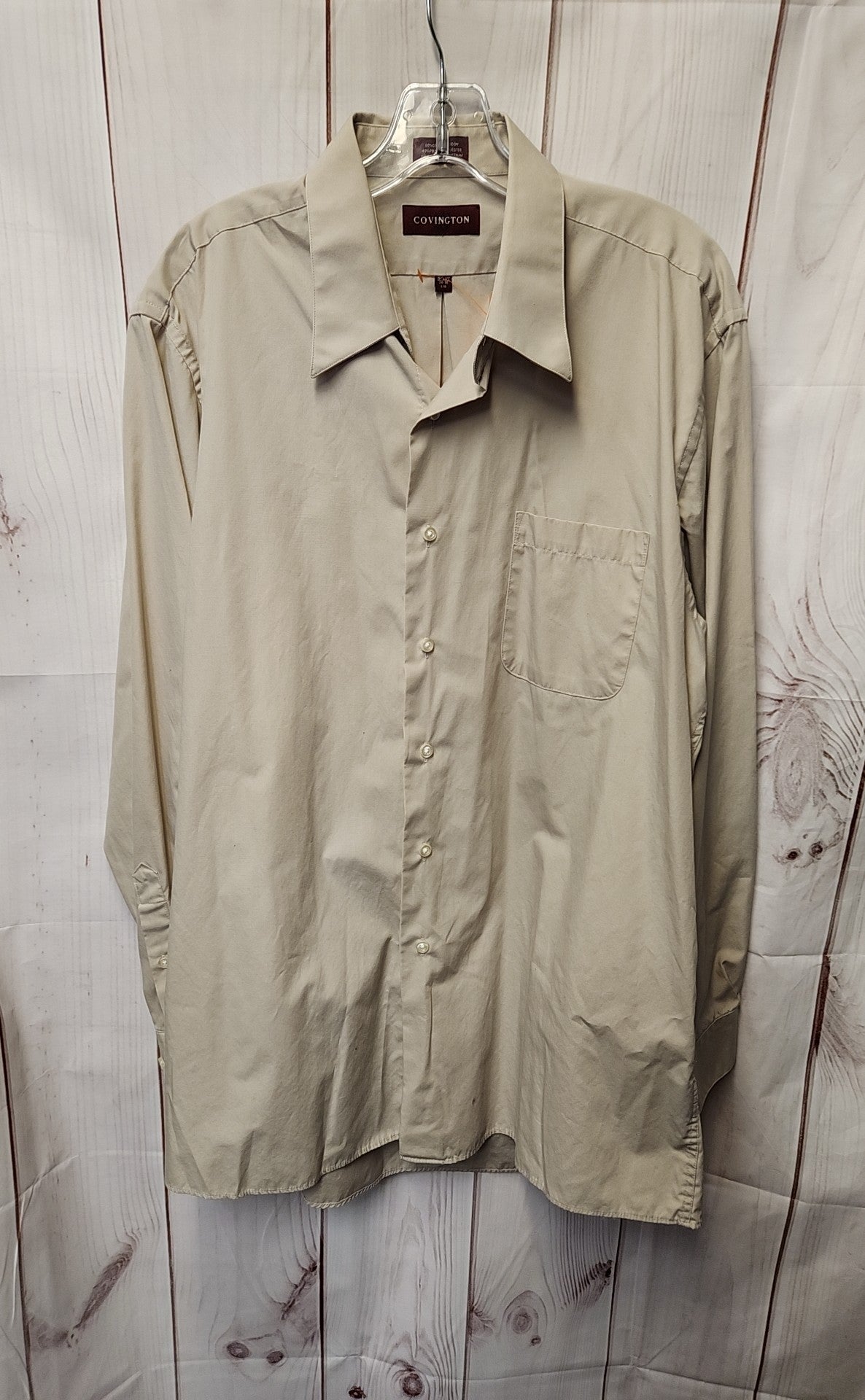 Covington Men's Size L Beige Shirt