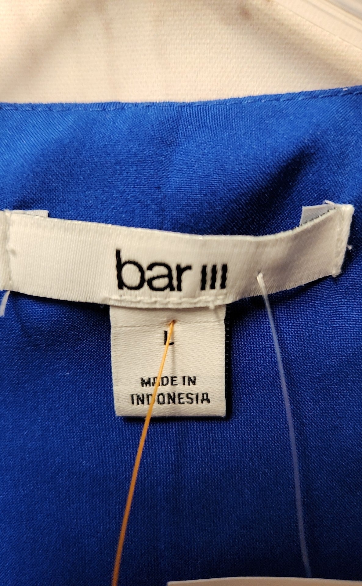 NWT Bar III Women's Size L Blue Dress