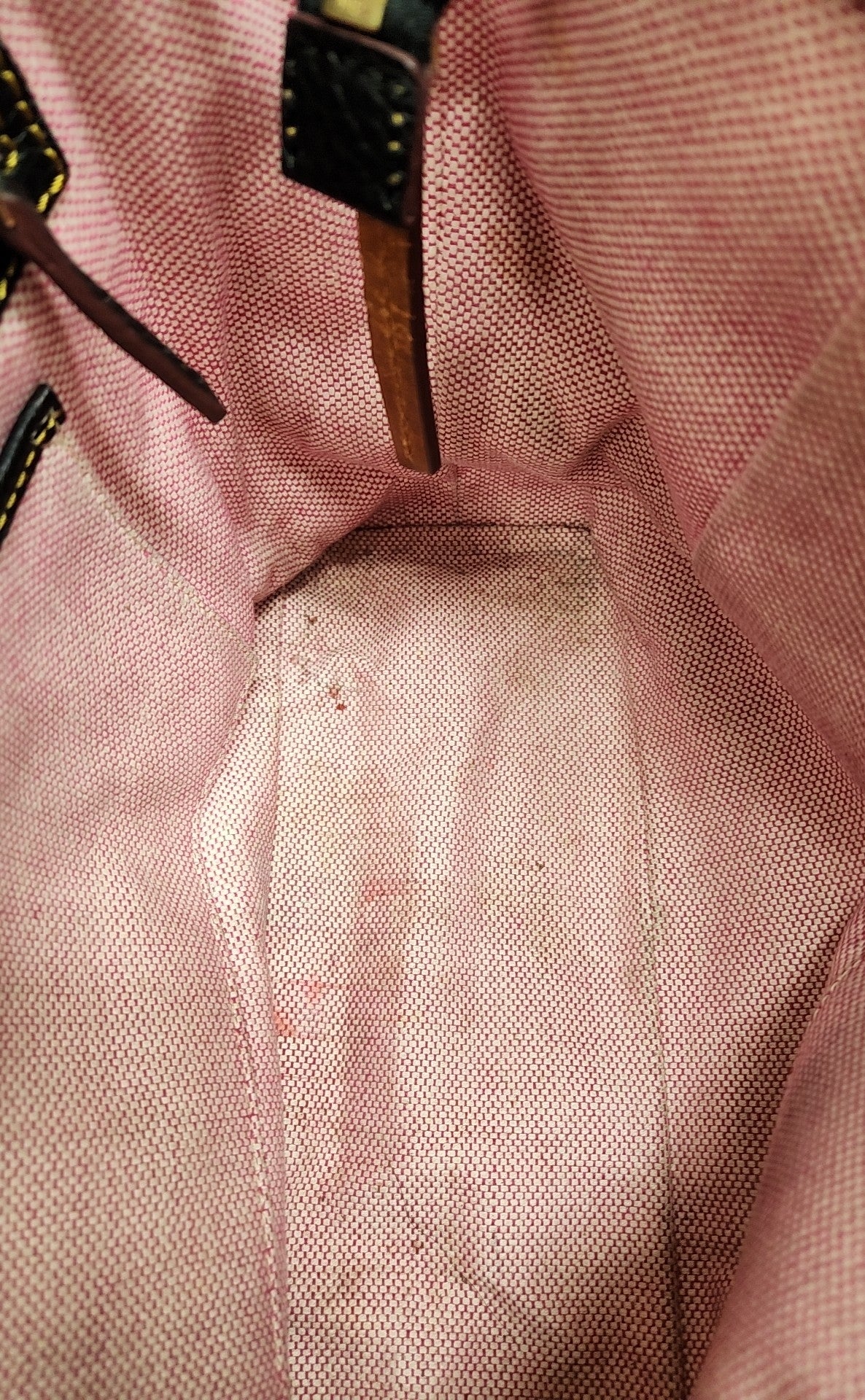 Dooney & Bourke Black Purse Bag - As Is Stains inside