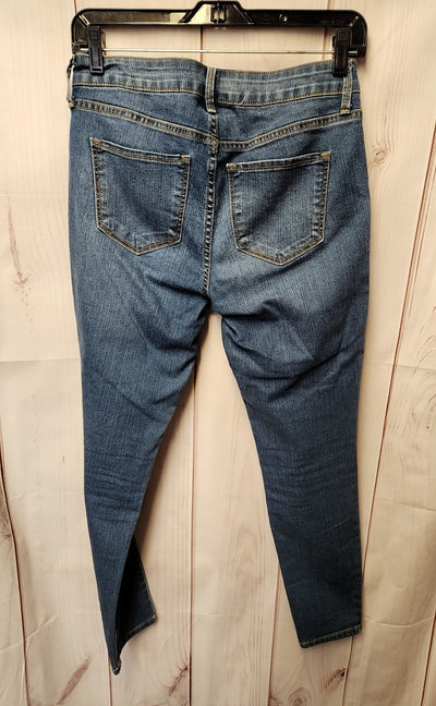 Old Navy Women's Size 28 (5-6) Blue Jeans Super Skinny Ankle