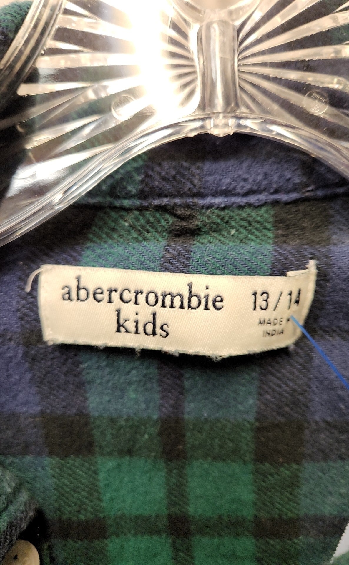 abercrombie Boy's Size 14 Green Shirt