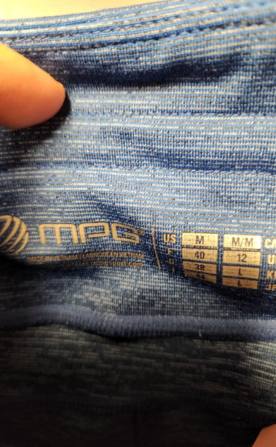 Mpg Women's Size M Blue Active Capris