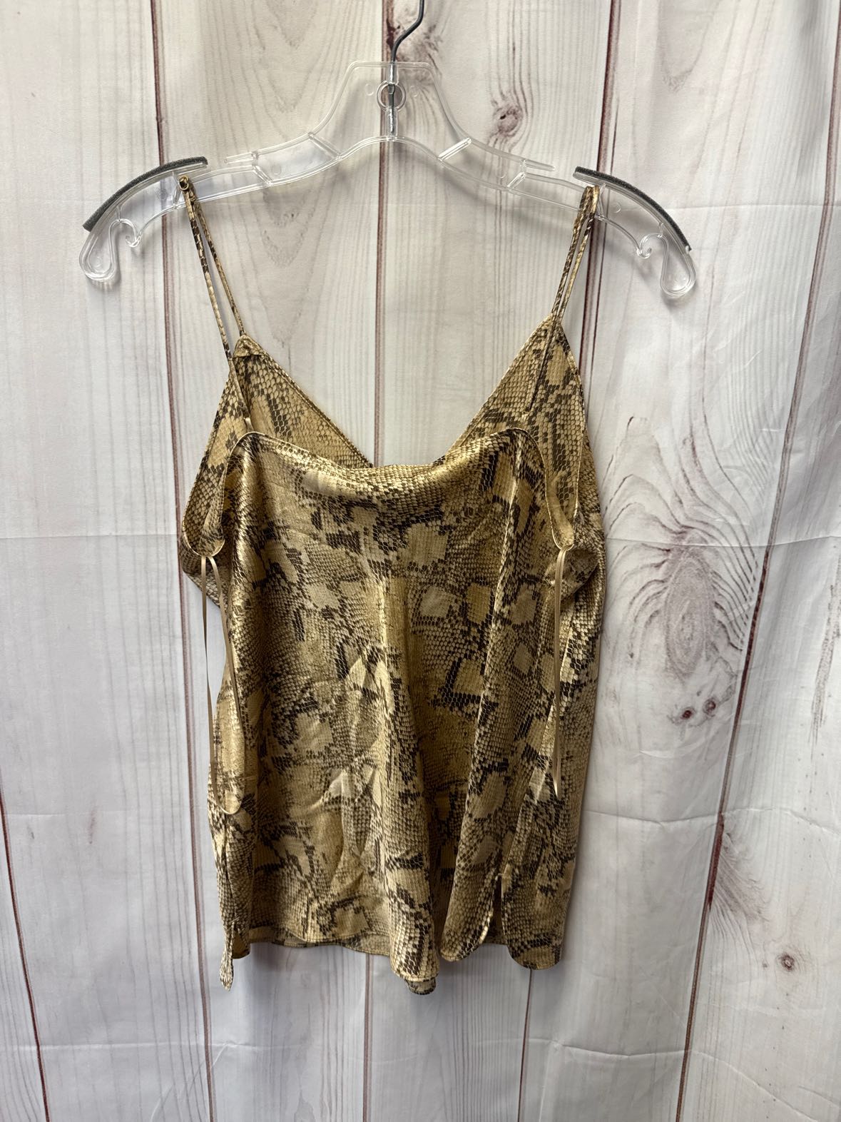 Banana Republic Women's Size M Brown Animal Print Sleeveless Top