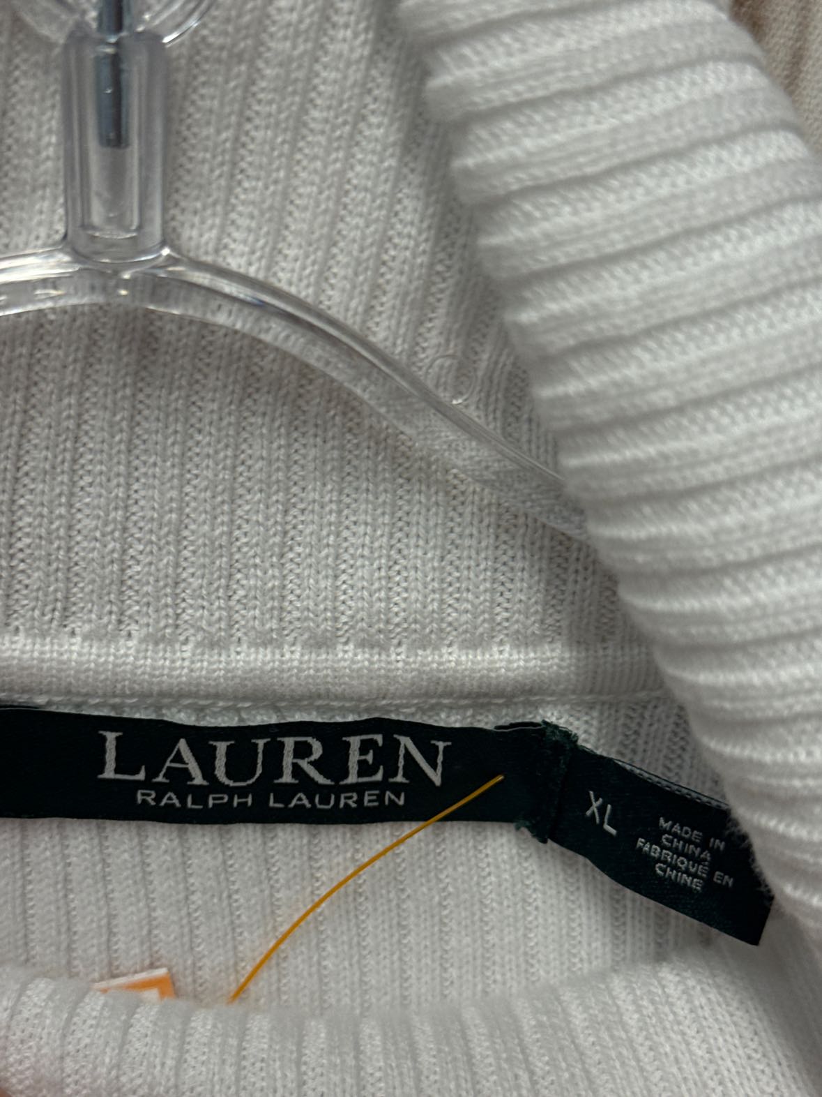 Lauren by Ralph Lauren Women's Size XL White Sweater