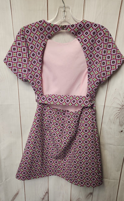 Zara Women's Size M Pink Floral Dress