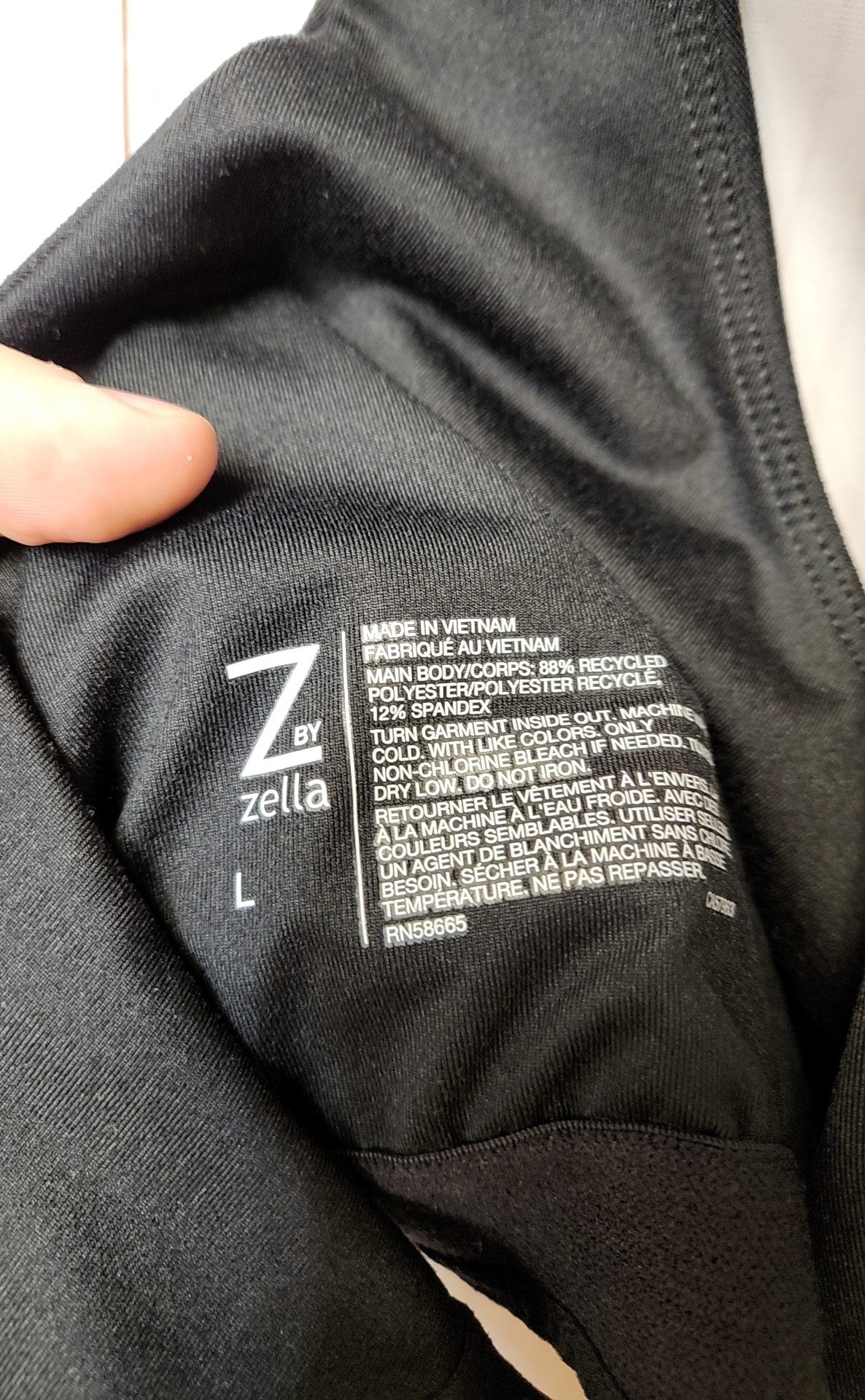 Z by Zella Women's Size L Black Sports Bra