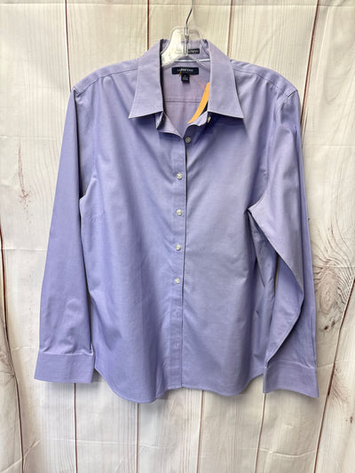 Lands End Women's Size 14 Purple Long Sleeve Top