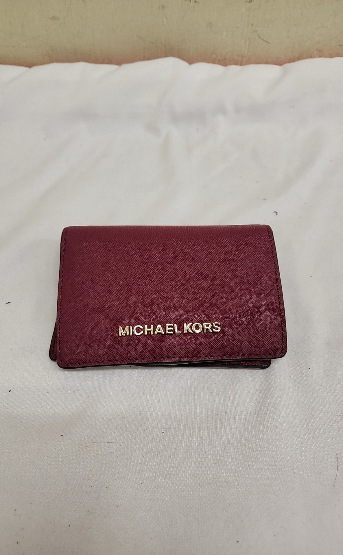Michael Kors Red Leather Wallet