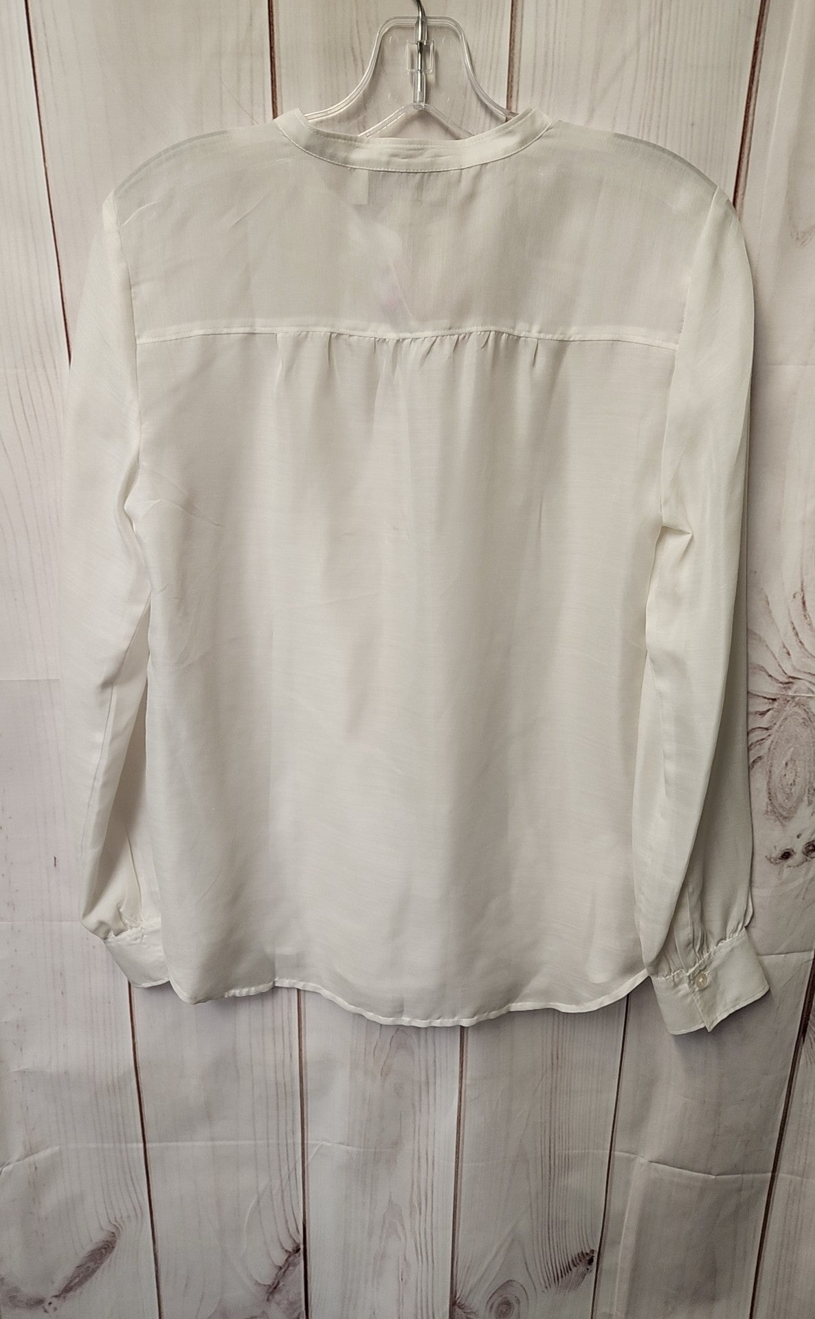 Loft Women's Size S White Long Sleeve Top