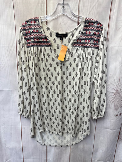 Sanctuary Women's Size XS White 3/4 Sleeve Top