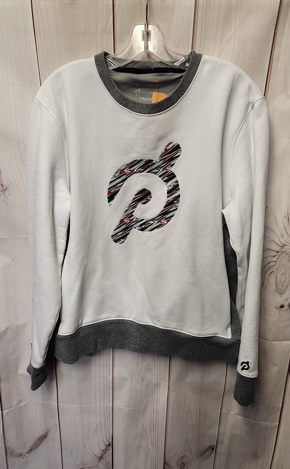 Fourlaps x Peloton Women's Size L White Sweatshirt