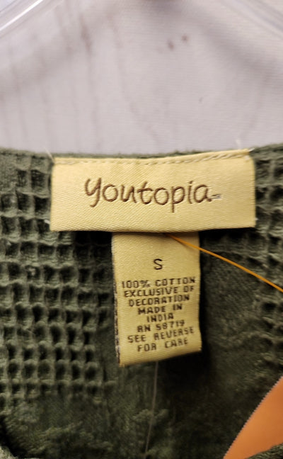Youtopia Women's Size S Green Cardigan