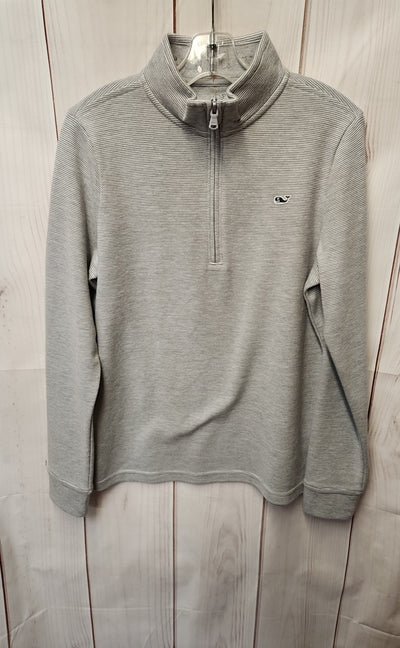 Vineyard Vines Boy's Size 12/14 Gray Sweatshirt