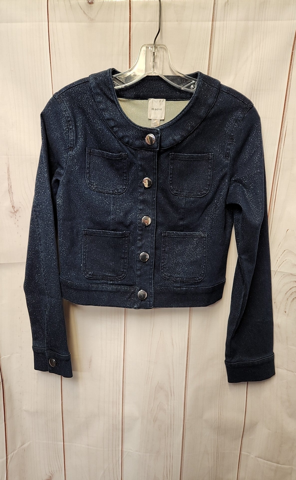 Maeve Women's Size XS Blue Jacket