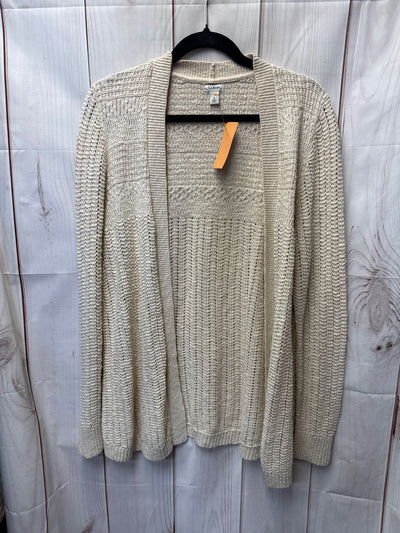 LL Bean Women's Size L White Cardigan