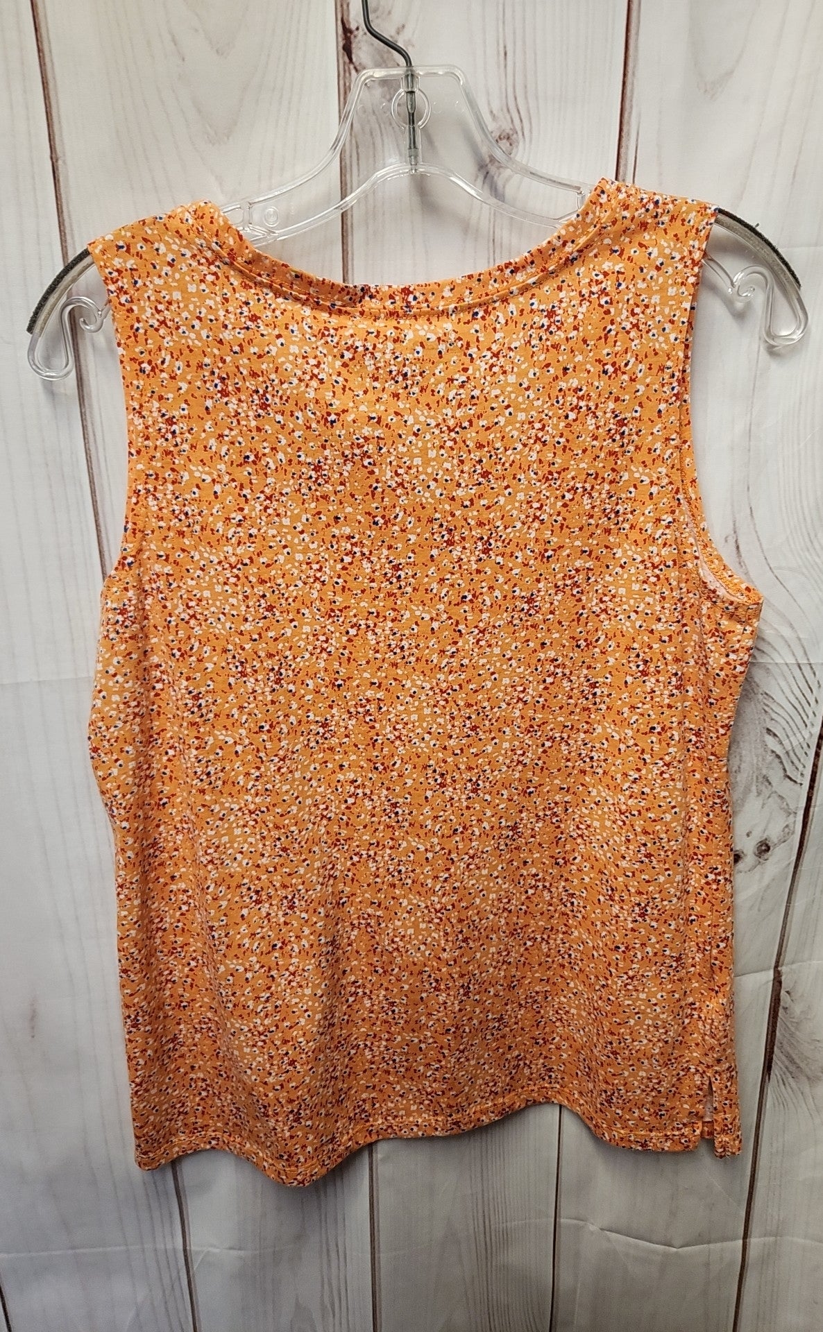 Eddie Bauer Women's Size M Orange Sleeveless Top