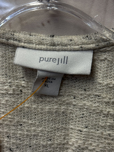 Pure Jill Women's Size XL Gray Cardigan