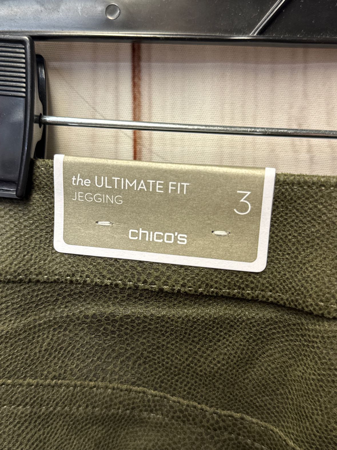 Chico's Women's Size 3 = US 16 Green Pants