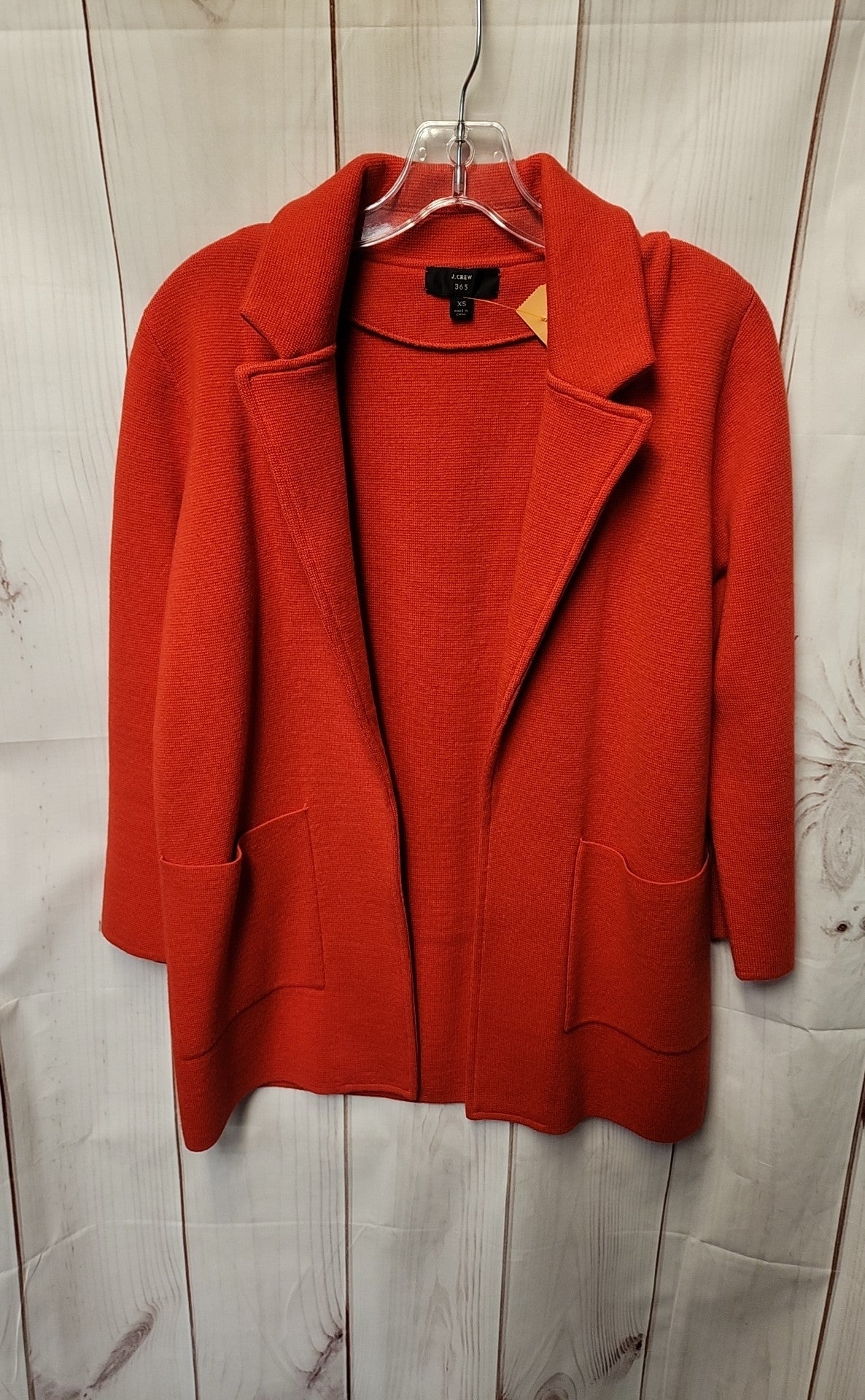 J Crew Women's Size XS Red Cardigan
