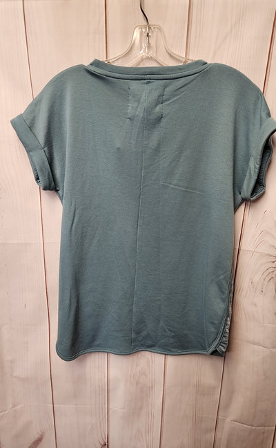 Cupio Women's Size XS Teal Short Sleeve Top