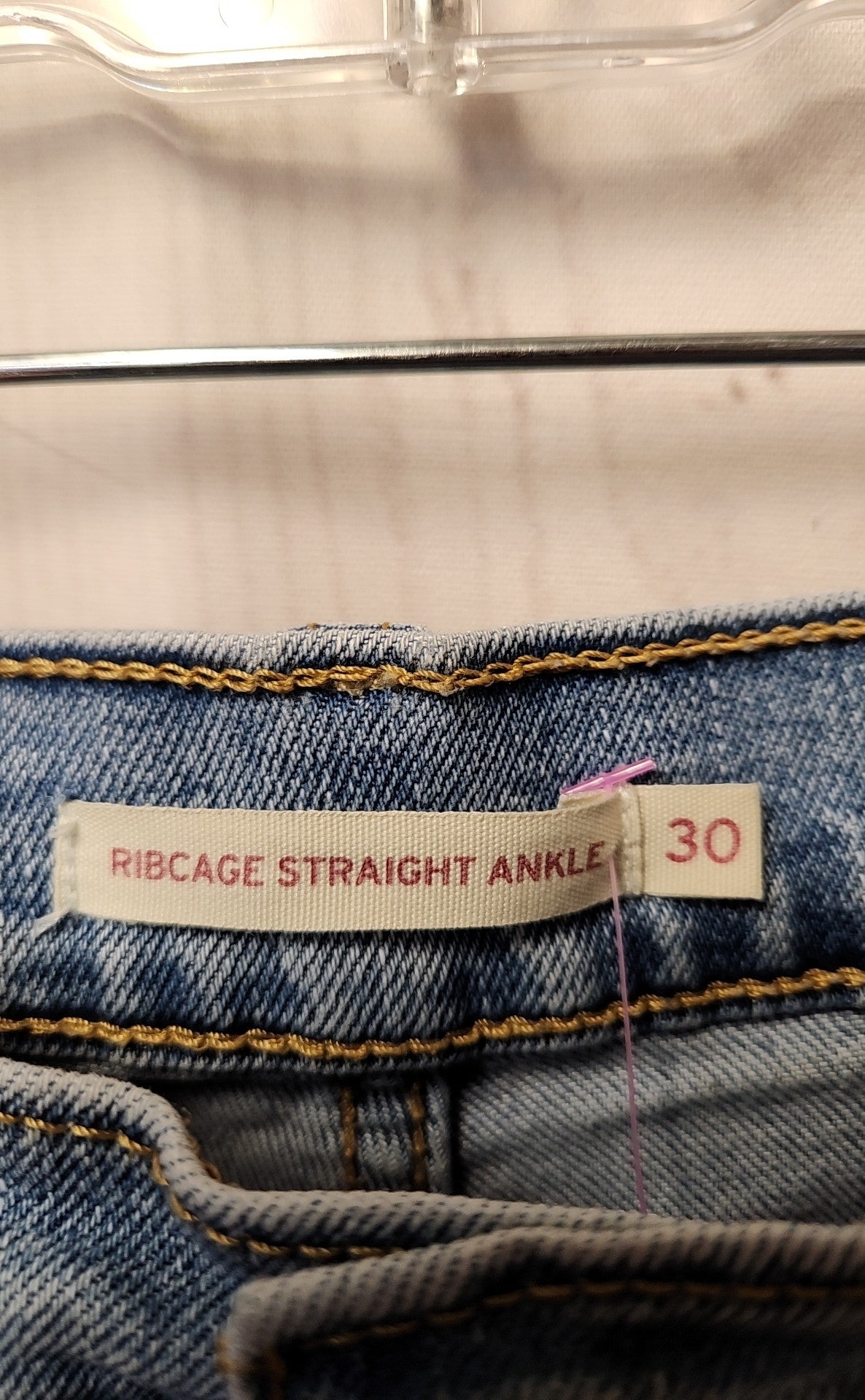 Levis Women's Size 30 (9-10) Blue Jeans Rincage Straight Ankle