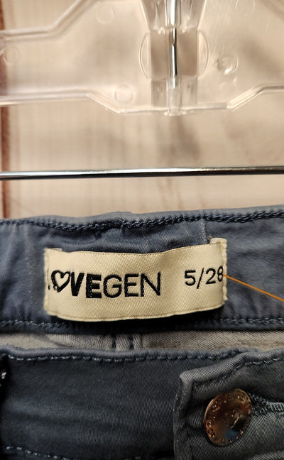 Lovegen Women's Size 28 (5-6) Blue Pants