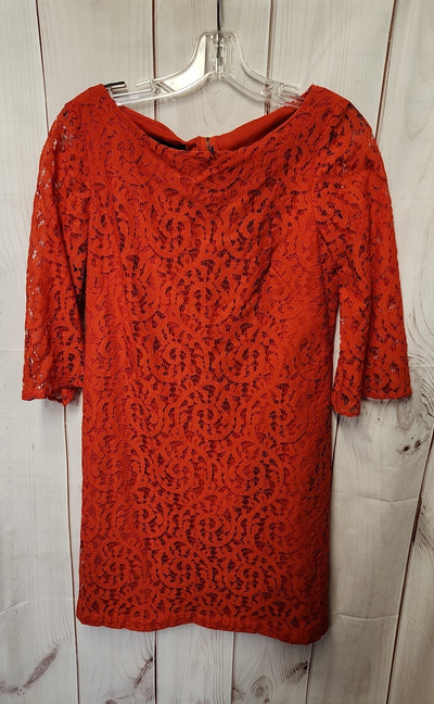 Nine West Women's Size 8 Red Lace Dress